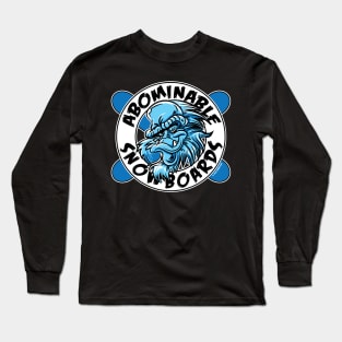 Abominable Snowboards Snowman Yeti Long Sleeve T-Shirt